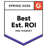 G2 Best Est. ROI Spring 2026